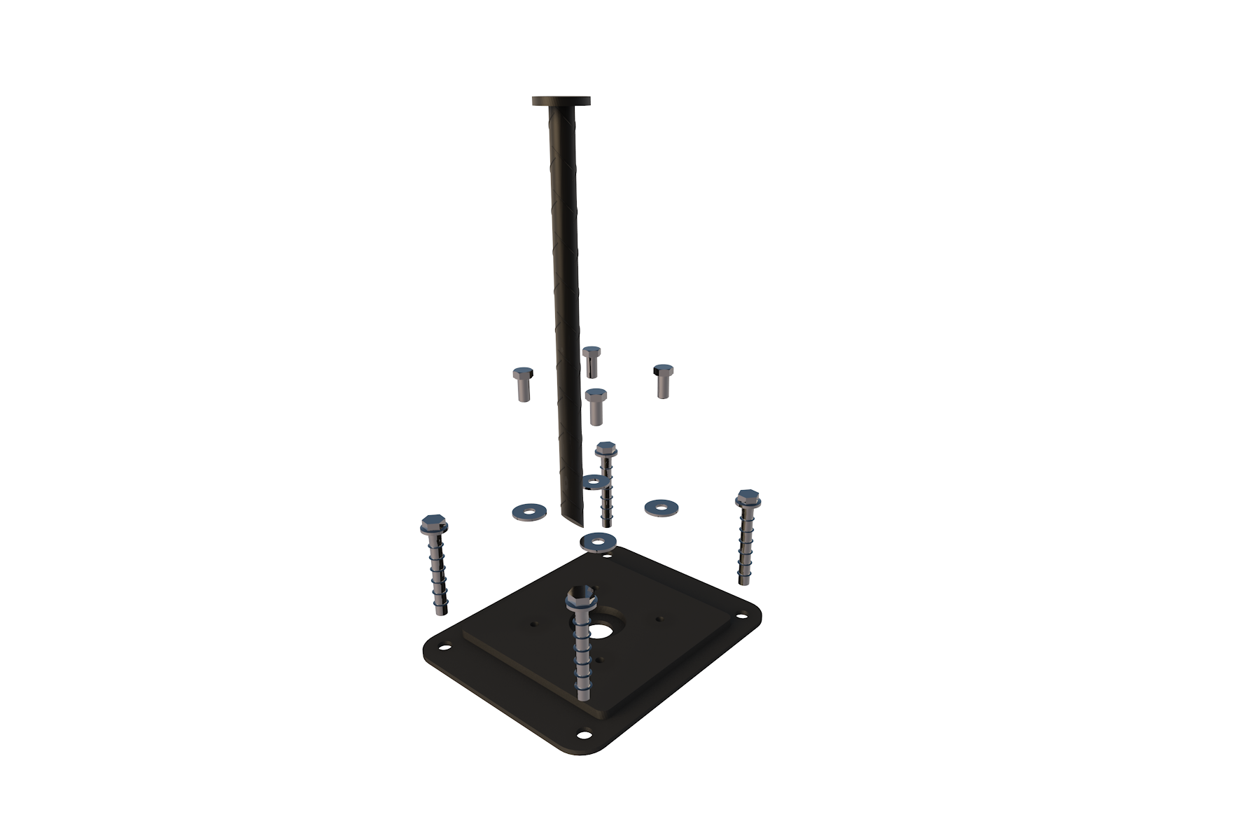 Asphalt Reinforcement Platewith Mounting Kit